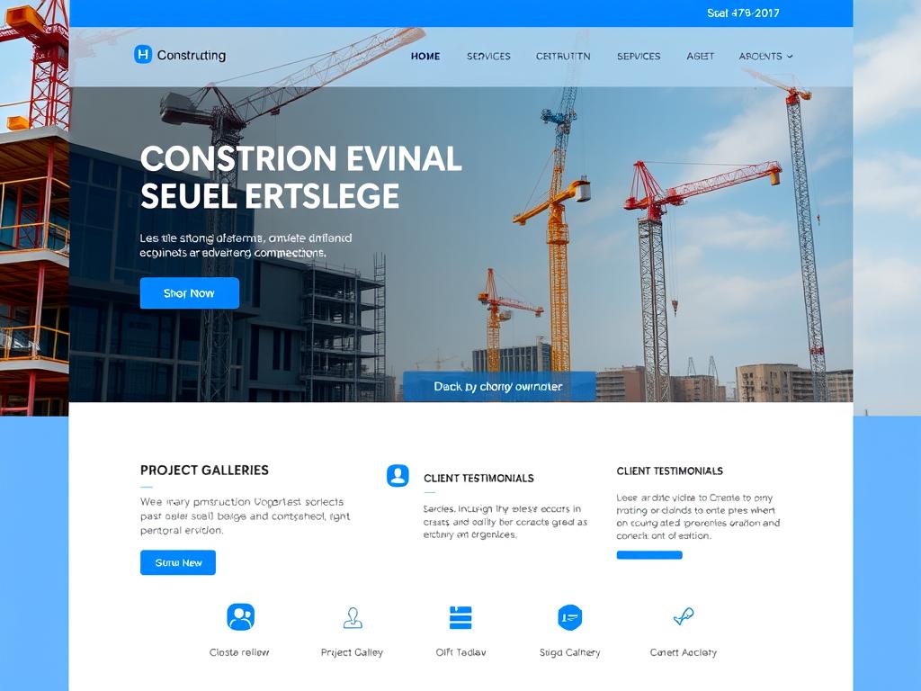 Construction Website Design: Build Your Online Presence