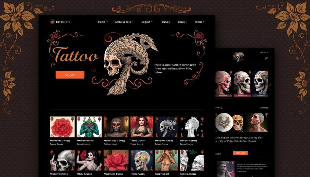 Tattoo Website Design